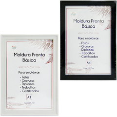 QUADRO PARA DIPLOMAS / CERTIFICADOS A4 DE PLASTICO COLORS 29,7X21CM COSY CZ20356 / SAZ COMERCIO PRA46