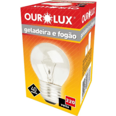 LAMPADA PARA GELADEIRA E FOGAO 40W 220V OUROLUX