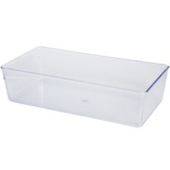 ORGANIZADOR DE ACRILICO RETANGULAR MULTIUSO 30X15X8CM PLASTUTTI 0451/01 - comprar online