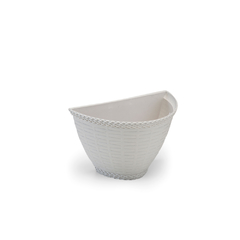 VASO DE PAREDE RATTAN 800ML 17X11X10CM DE PLASTICO INJEPLASTEC na internet