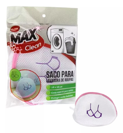 SACO PARA LAVAR ROUPA SUTIAN COM ZIPER MAX CLEAN 19,5X16CM CK4185 MAX CLEAN CLINK - comprar online