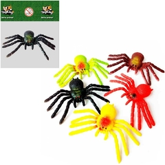 ANIMAL ARANHA DE PVC EMBORRACHADA COLORS 15X7,5CM OM UTILIDADES MS2321 / MOHNISH TK-AB4916 - comprar online