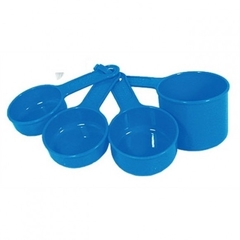 CONJUNTO DE MEDIDORES (XICARAS) DE PLASTICO COM 4 PECAS  DELTA CM330