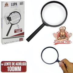 LUPA COM LENTE DE ACRILICO 100MM BONS CHEFF UP6067 - comprar online