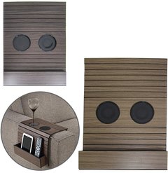 PORTA COPO / CONTROLE DE MADEIRA PARA SOFA 48X32CM 6MM MULTIGRAF