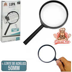 LUPA COM LENTE DE ACRILICO 50MM UP6063 BONS CHEFF na internet