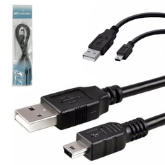 CABO PARA CELULAR USB X MINI USB MACHO V3 2.0 1,5 M MAXMIDIA MAX-52006-19 - comprar online