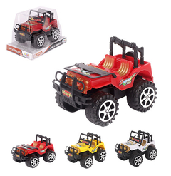 CARRO JEEP A FRICCAO RALLY RACING SUPER POSSANTES COLORS WELLKIDS WB5754 WELLMIX