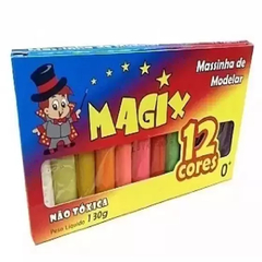 MASSINHA DE MODELAR 12 CORES 130 GR MAGIX na internet