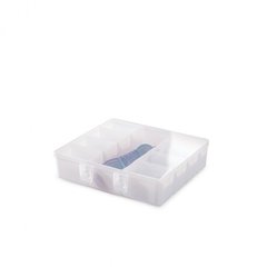 ESTOJO ORGANIZADOR COM 9 DIVISORIAS 18,5X17,7X4,8CM PLASUTIL 8669