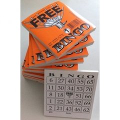 BLOCO BINGO PAPEL JORNAL COM 100 FOLHAS FREE