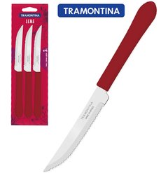 FACA P/CHURRASCO CABO COLORS C/3 UNDS. TRAMONTINA - comprar online