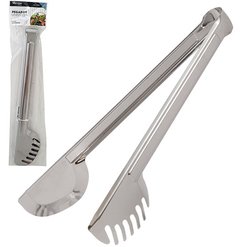 PEGADOR UNIVERSAL DE INOX DENTE / LISO COM CABO LONGO 28X5CM - WESTERN PEG-90