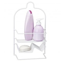 PORTA SHAMPOO DUPLO BRANCO 34,5X20X10CM PASSERINI