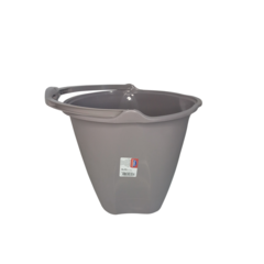 BALDE DE PLASTICO REDONDO 9 L COM ALÇA PLASTICA PLASUTIL 2785 - comprar online