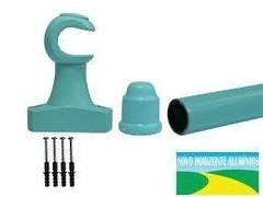 VARÃO PARA CORTINA 28 MM - 2 METROS - KIT DUPLO COMPLETO - comprar online