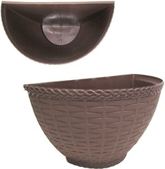 VASO DE PAREDE RATTAN COLORS 3,4L 27,7X16,5X14,5CM DE PLASTICO INJEPLASTEC na internet