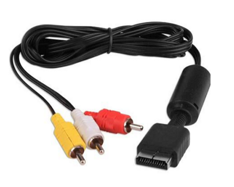 Cable A/V Audio Y Video Play Ps2 Ps3 Tv 3 Rca 1,8 Metros