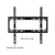 Soporte de TV de pared DINAX de 26" a 55" negro en internet