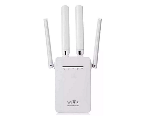 Repetidor Wifi Extensor Inalámbrico 4 Antenas 300mbps