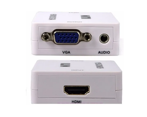 Conversor Adaptador Hdmi A Vga - Con Audio Activo