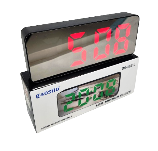 Reloj despertador digital Espejo Con alarma
