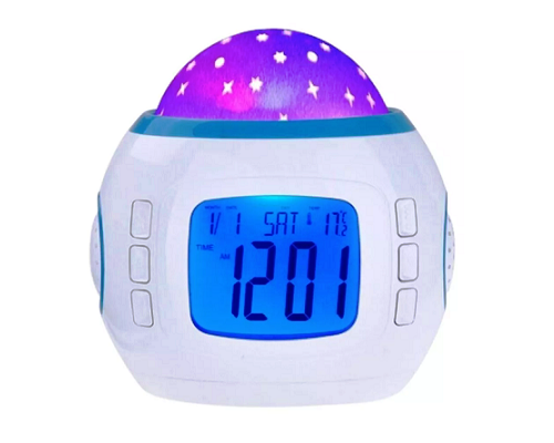 Reloj Despertador Proyector de estrellas DINAX