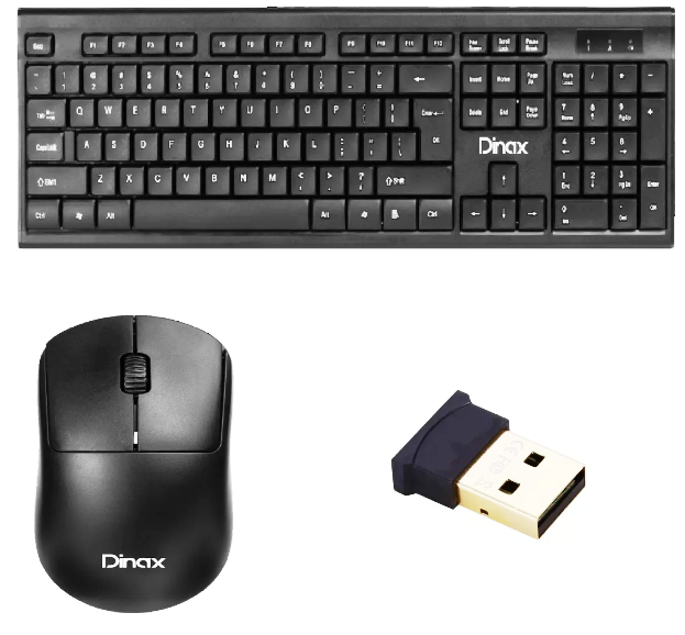 Kit Teclado y Mouse DINAX Inalambricos La Colon