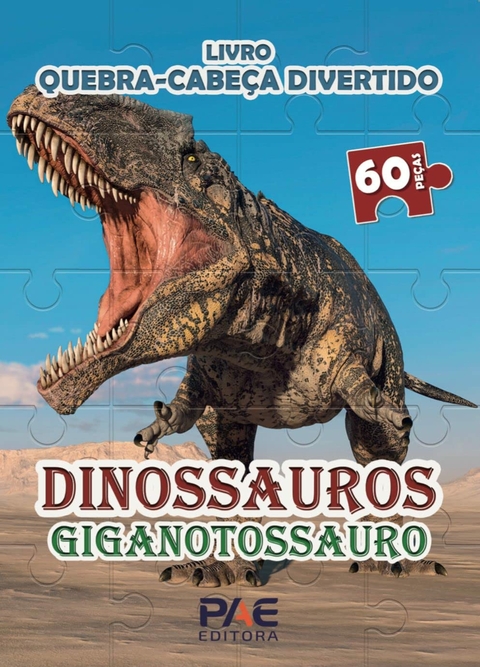 Blu Editora - Quebra-Cabeça Grande: Dinossauros