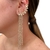 Brinco Ear Cuff Dourado Franja - loja online