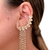 Brinco Ear Cuff Dourado Franja na internet