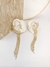 Brinco Ear Cuff Dourado Franja - Line Acessórios