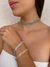 Choker Riviera Três Fileiras - Line Acessórios