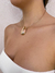 Choker Aro Gota Grande Dourada