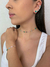 Brinco Ear Cuff de Zircônia Colorido na internet