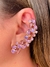 Brinco Ear Cuff Zircônias Festa