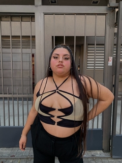 CROP TOP VENENO NUDE