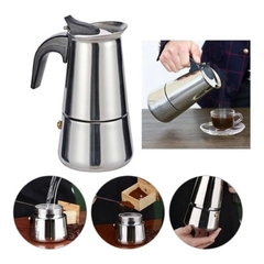 Cafeteira Expresso Tipo Italiana Luxo em Inox - 4 Xícaras - comprar online