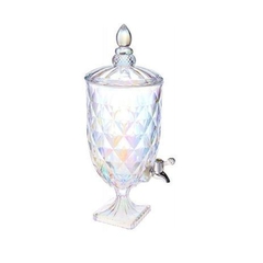 Suqueira de Cristal Diamond Rainbow com Torneira Rosê - 5L na internet