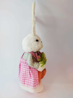 Coelha Rústica Palha Branca - 33cm - comprar online