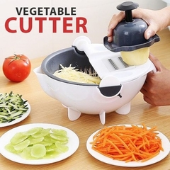 Multi cortador manual de vegetais com cesta de drenagem na internet