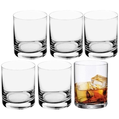 Jogo 6 Copos Whisky em Cristal Bohemia Barware - 320ml