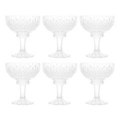 Jogo 6 Taças para Sobremesa Lys Cristal Wolff - 260ml - comprar online