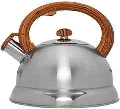 Chaleira Inox com Alça Bambu - 3L