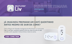 Plugue de Tomada Inteligente Wi-Fi na internet