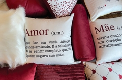 Almofada Aveludada Amor Belchior - 43x43cm - comprar online