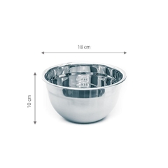 Tigela Mixing Bowl Inox - 18cm na internet