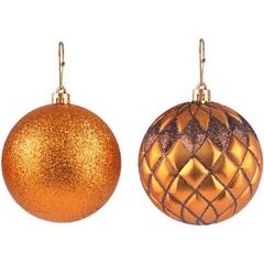 Bolas de Natal Diamante Bronze n°10 - 2 unidades - comprar online