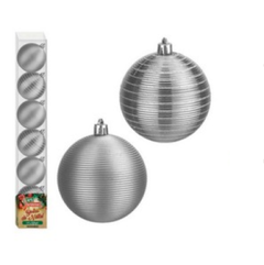 Bolas de Natal Magic Prata 7cm - 6 unidades - comprar online