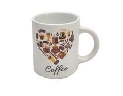 Cj. 4 Mini Canecas Coração Coffee - 85ml - comprar online